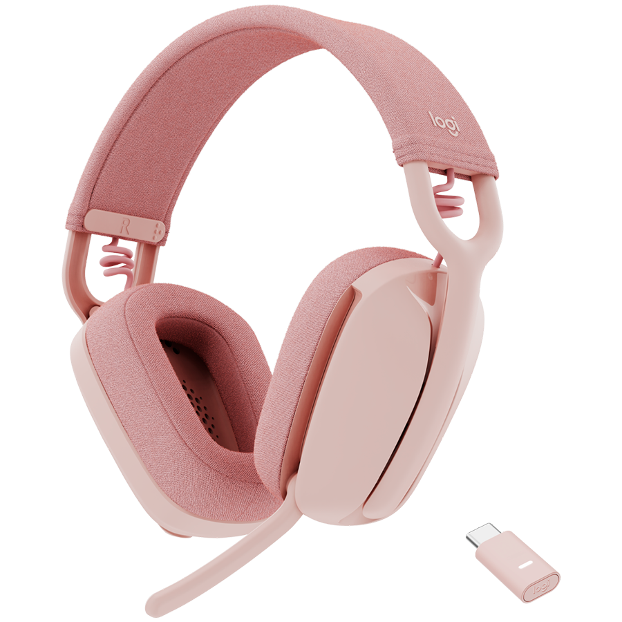 LOGITECH ZONE VIBE WIRELESS MS - ROSE,A00167/A00172,MS,MFI - BT - EMEA-914 - QUADRUN DG,TEAMS,ZOOM,GOOGLE