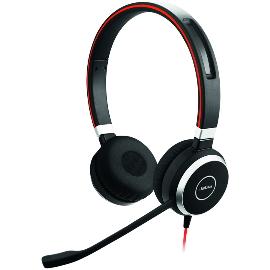 [14401-09] JABRA Mono headset ONLY for JABRA EVOLVE 40 UC with 3.5mm Jack  (without USB Controller), headband, discret boomarm