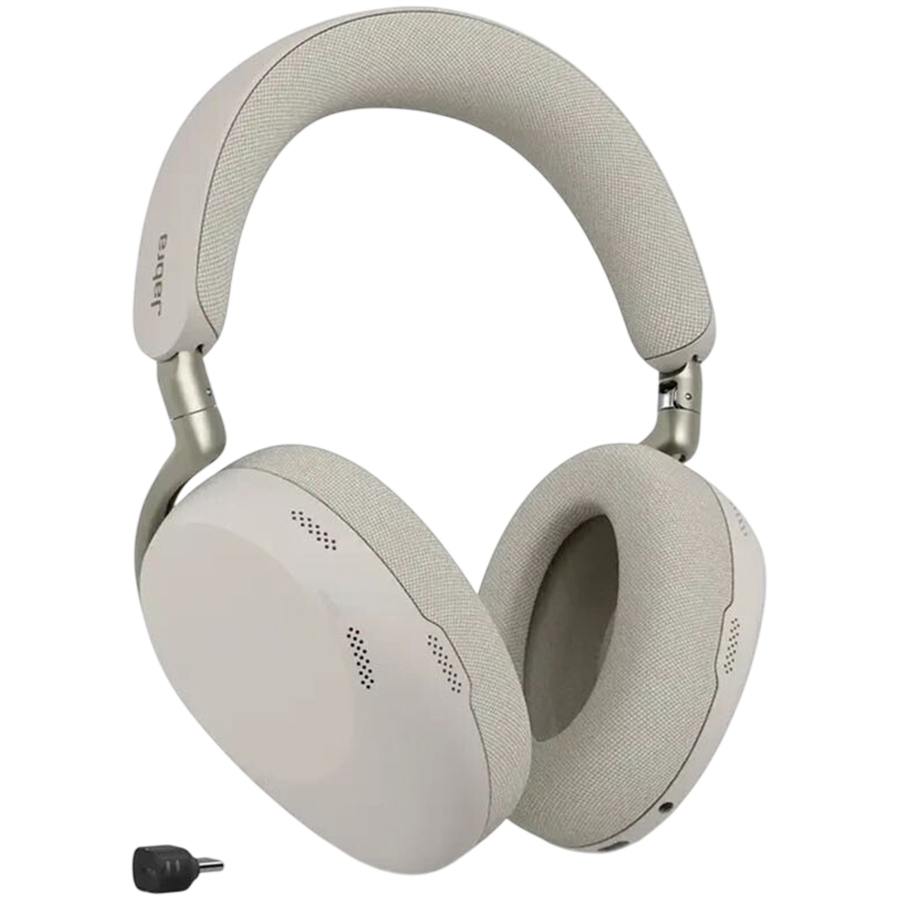 [38599-989-898] JABRA Evolve3 85, UC, Link390c, Warm Gray