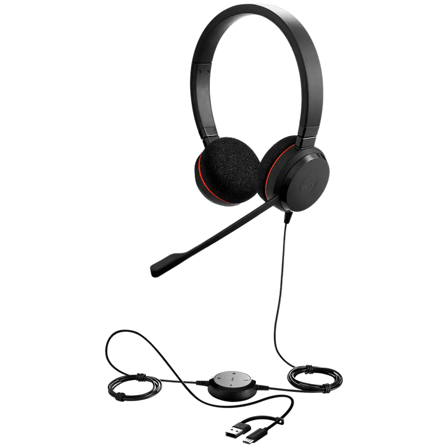 [4999-829-269] JABRA Evolve 20, Stereo UC, USB C/A adapter