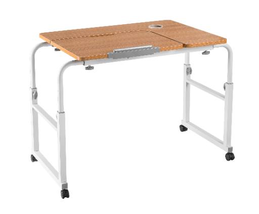 [29266] Lumivida Computer Tray Desk Mobile Height & Width Adjustable 60x80cm FWS10-1