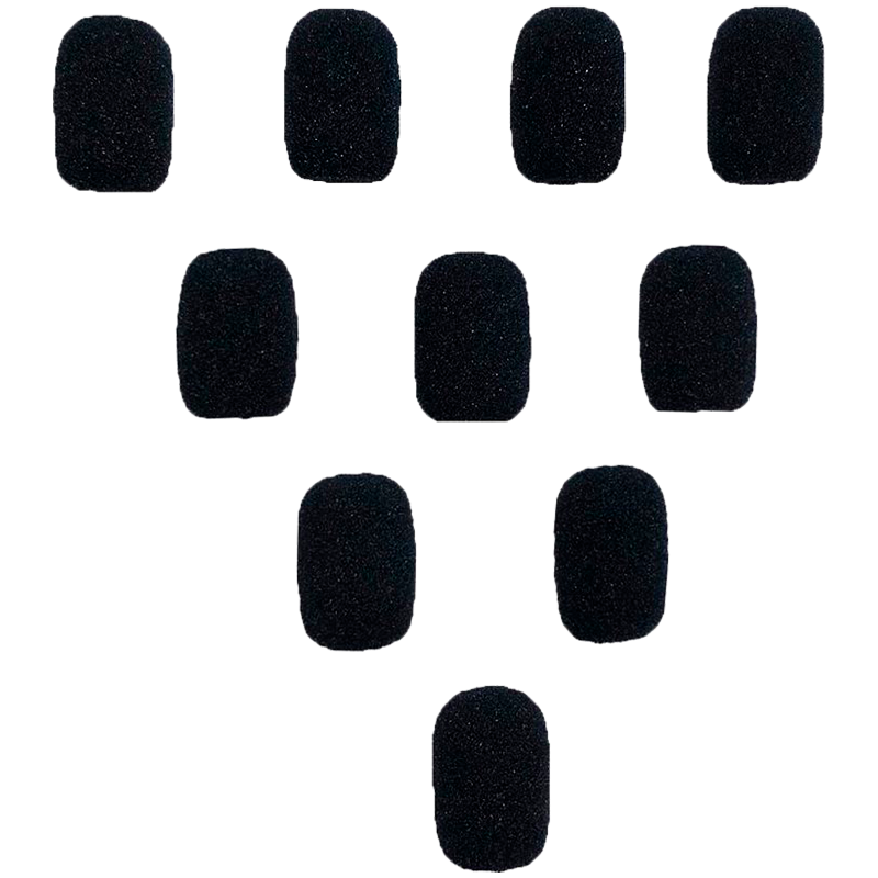 Jabra Slim Foam Mic Covers for BlueParrott B250 Series headsets (10 pcs in bag)