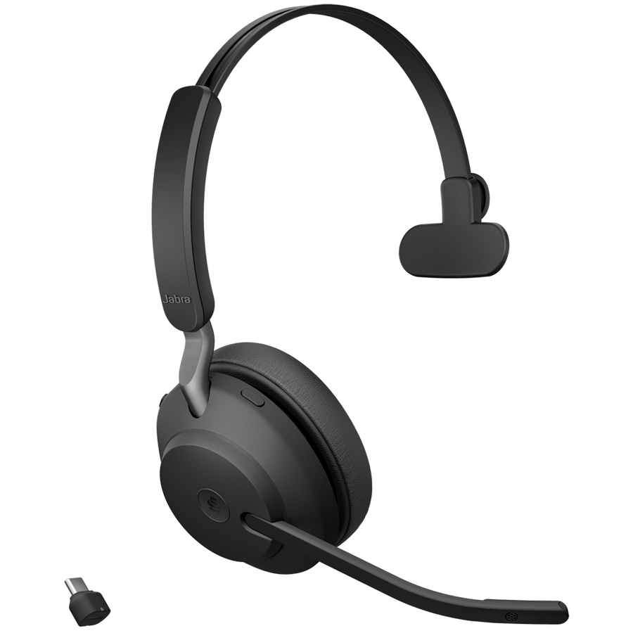 [26599-899-899] JABRA EVOLVE2 65, Link380c MS Mono Black