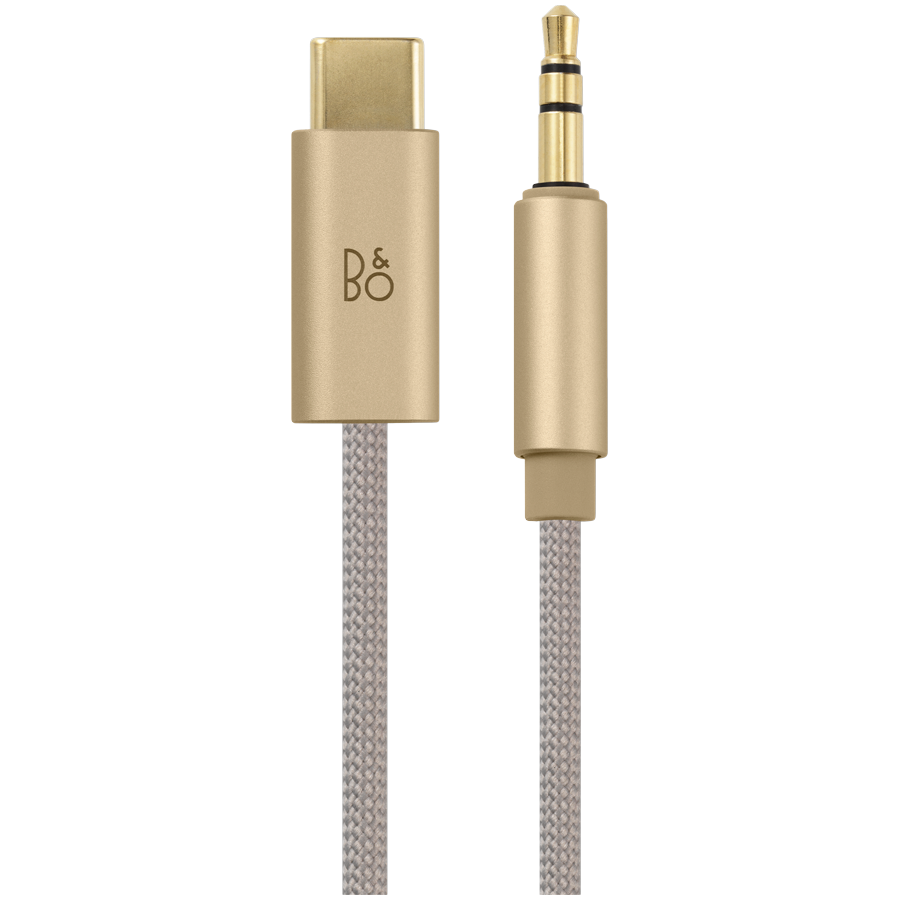 Beoplay H100 Audio Cable Fabric Hourglass Sand