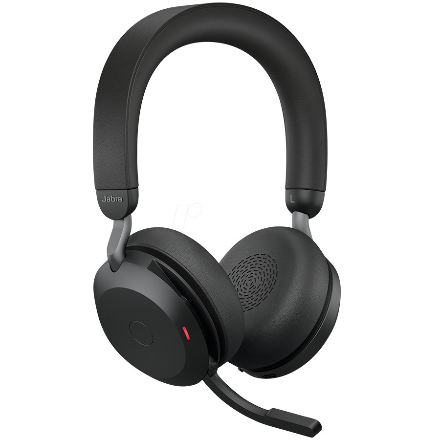 [27599-989-999] JABRA EVOLVE2 75, Link380a UC Stereo Black, EVOLVE2 75 headset Black UC, Link 380 BT adapter USB-A UC,1.2m USB-C to USB-A cable, carry pouch, warranty and warning (safety leaflets)