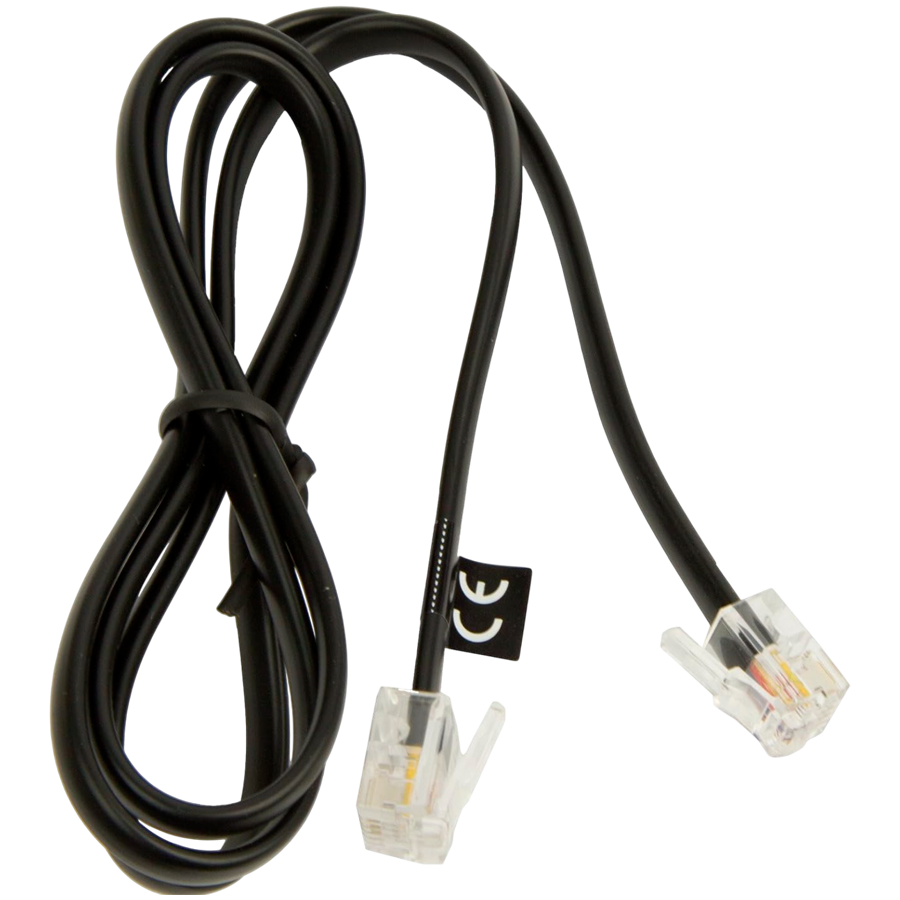[8800-00-101] JABRA Converter RJ9 4P4C-RJ6 6P4C Dealer Board Cable