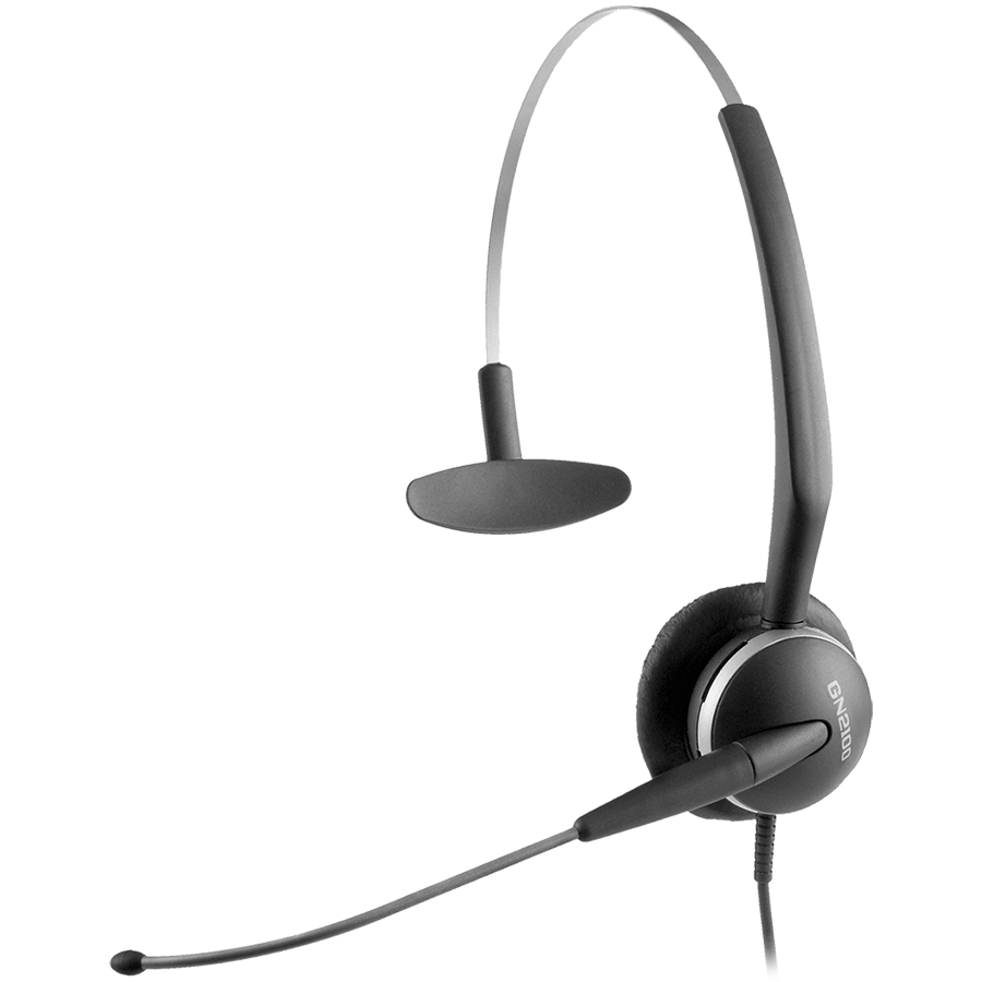 [2126-82-04] JABRA GN 2100 Mono 3-in-1 Type: 82 E-STD NC (NC=Noise-Cancelling), Microphone boom: flexible