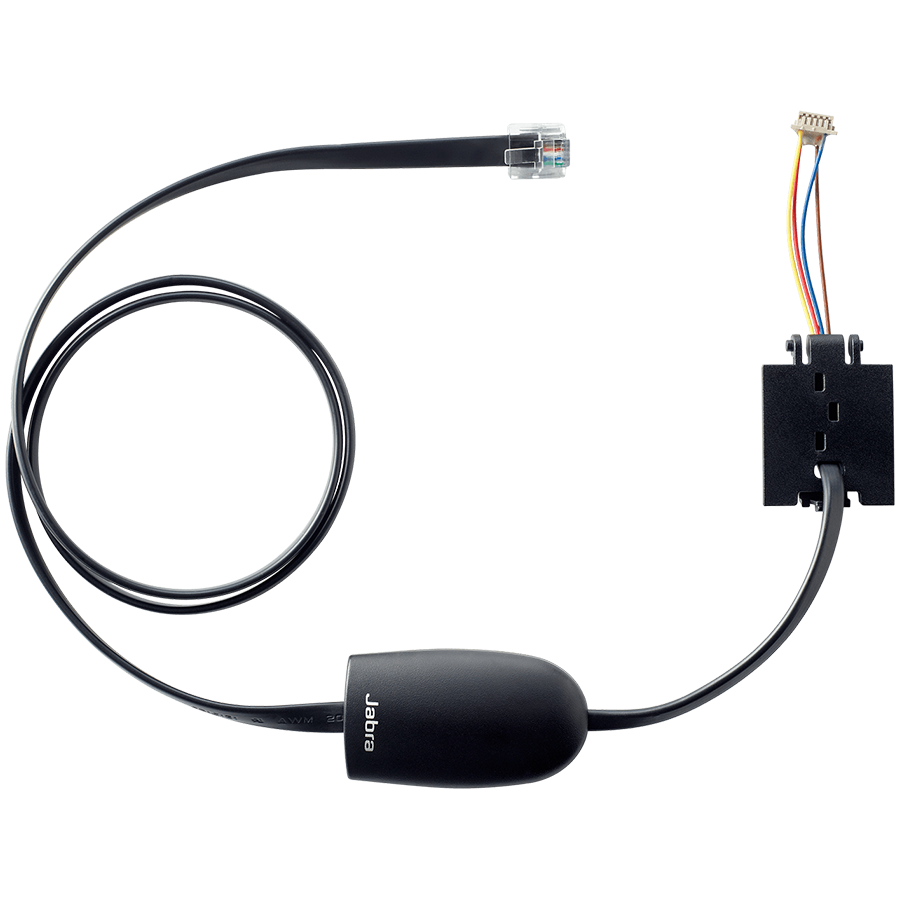 JABRA Link EHS-Adapter for GN 9120 DHSG, GN 93XX, PRO 94XX, PRO 920 and GO 6470 for electronically accepting calls for NEC DT730 & 750 desk phones