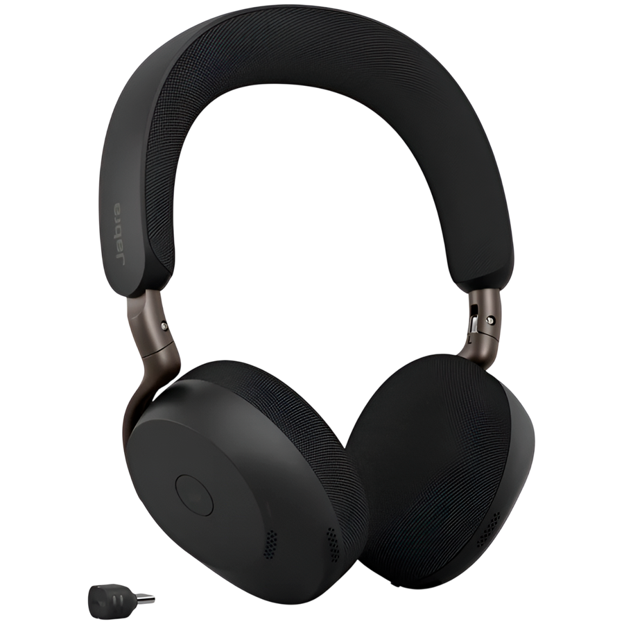 [37599-999-989] JABRA Evolve3 75, MS, Link390a, Black, WLC Chrg