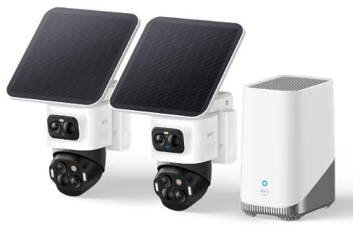[29166] Anker Eufy Security Camera Kit S4 2 x 4K PTZ + Solar Panel + HB3