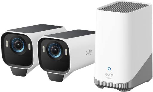 Anker Eufy Security Camera Kit S3 Pro 2 x 4K Bullet + Solar + HB3
