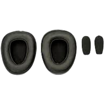 [204299] JABRA BlueParrott S650-XT & B650-XT Refresh Kit; Two (2) Leatherette Cushions, Two (2) Microphone Wind Screens