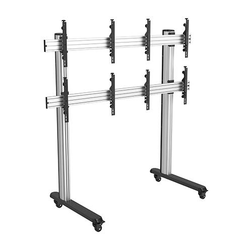 Brateck Video Wall Trolley 4x4 60x40 50kg/Screen LVS02-446FW