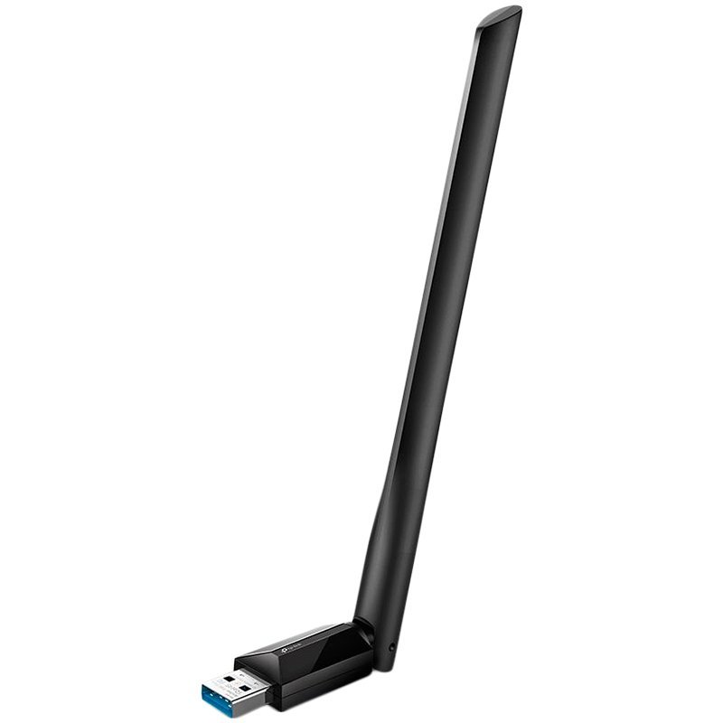 [ARCHER T3U PLUS] AC1200 Dual-band USB adapter, up to 866Mbps at 5GHz and up to 300Mbps at 2.4GHz, one high gain antenna, USB 3.0, support wave 2 MU-MIMO.