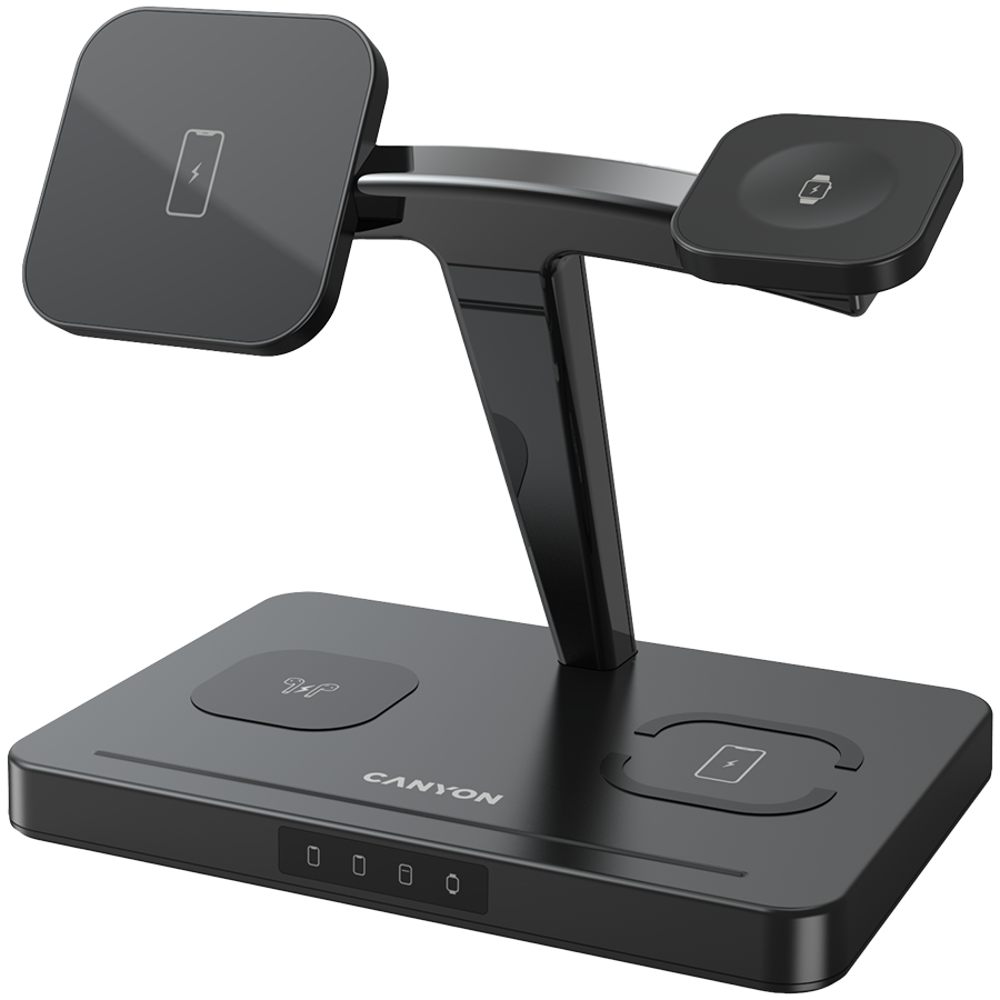CANYON wireless charger WS-404 15W 4in1 UK Black