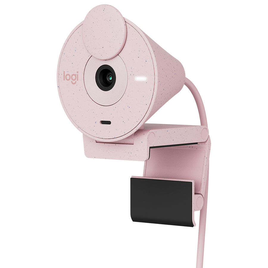 LOGITECH Brio 300 Full HD Webcam - ROSE - USB-C
