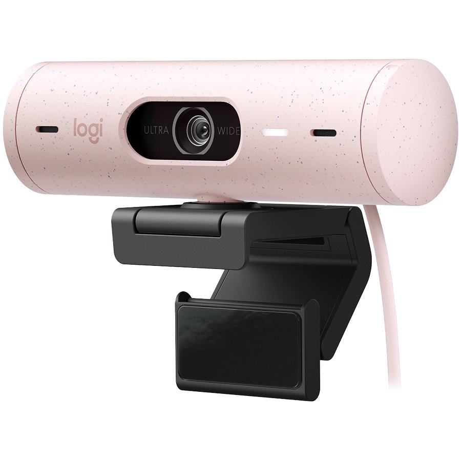 LOGITECH Brio 500 Full HD Webcam - ROSE - USB