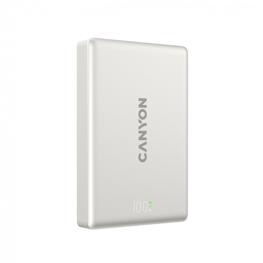 [CNS-CPB511G] CANYON magnetic power bank OnPower 511 PD20W 10000mAh Aluminium Star Grey