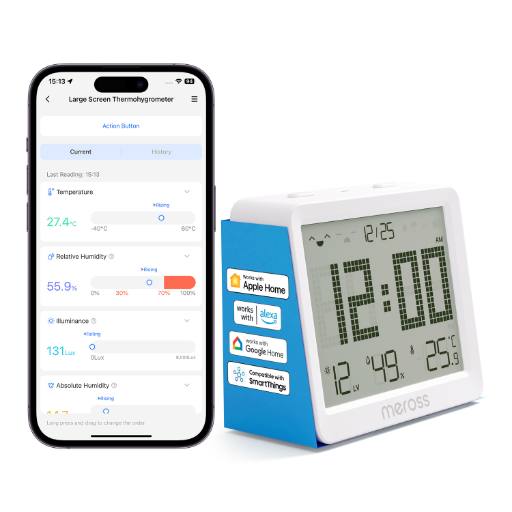 Meross Homekit Smart Temperature & Humidity Sensor (Matter) MS130MA-EU