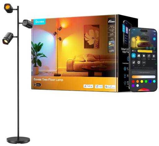 [29081] Govee Lamp Floor Smart RGBICWW (Tree Floor Lamp)