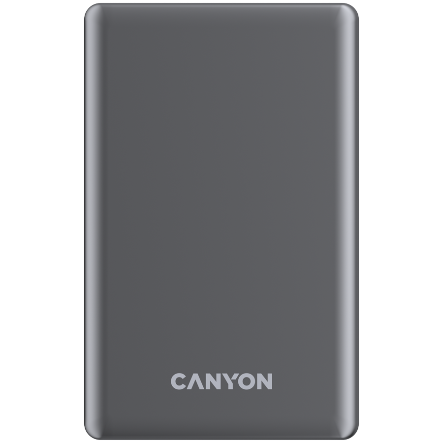[CNS-CPB510DG] CANYON power bank OnPower 510 slim Magnetic 10000 mAh PD20W Dark Grey