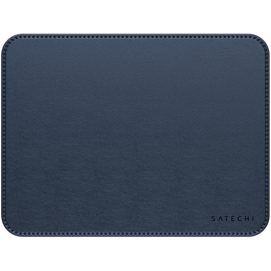 Satechi Vegan-Leather Premium Mouse Pad (Blue)