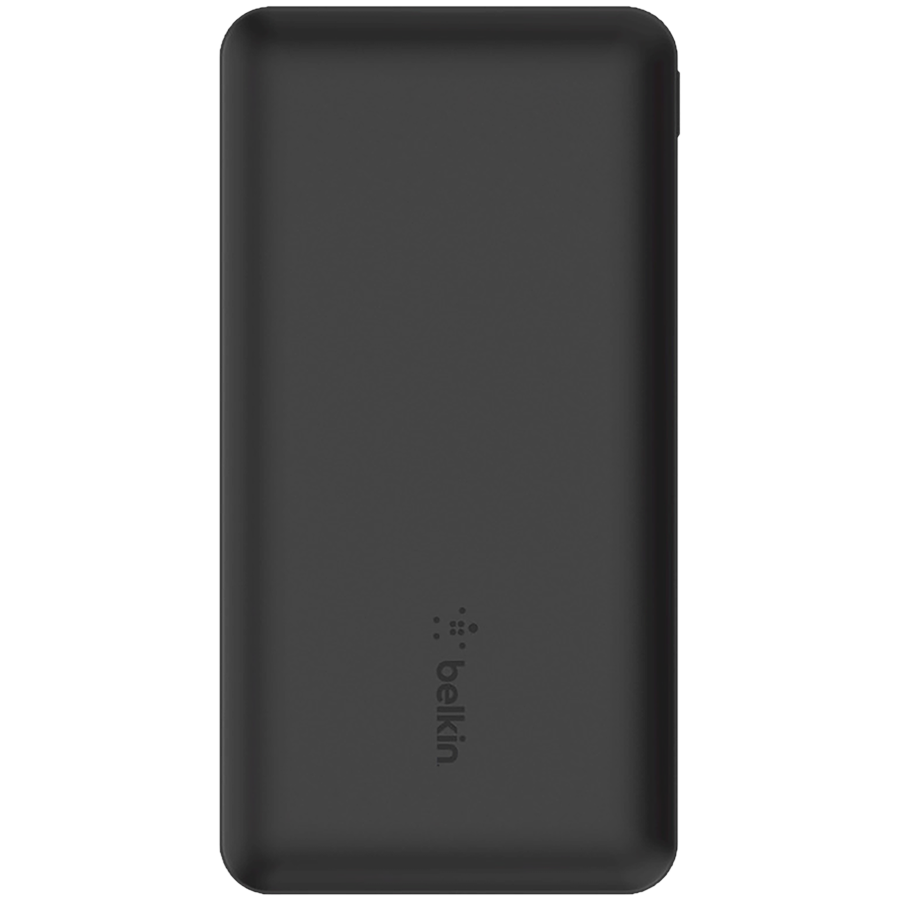 BELKIN 10K POWER BANK, USB-A & C 15W, BLACK