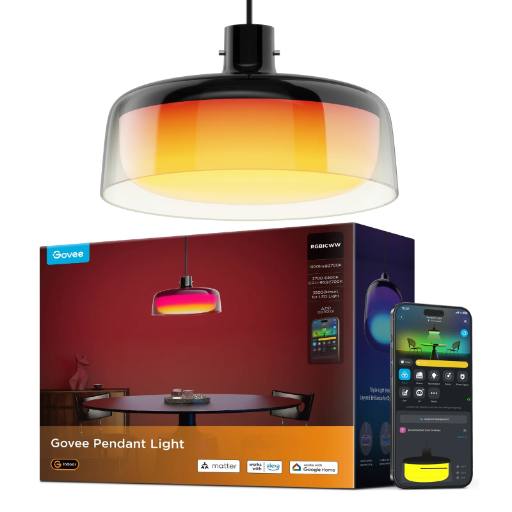 [29076] Govee Lamp Ceiling Smart LED Pendant Light RGBICWW + RGBICWW H60C13F1