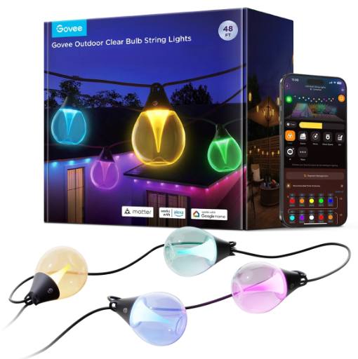 [29073] Govee Outdoor Smart String Lights RGBICW H7025CB1