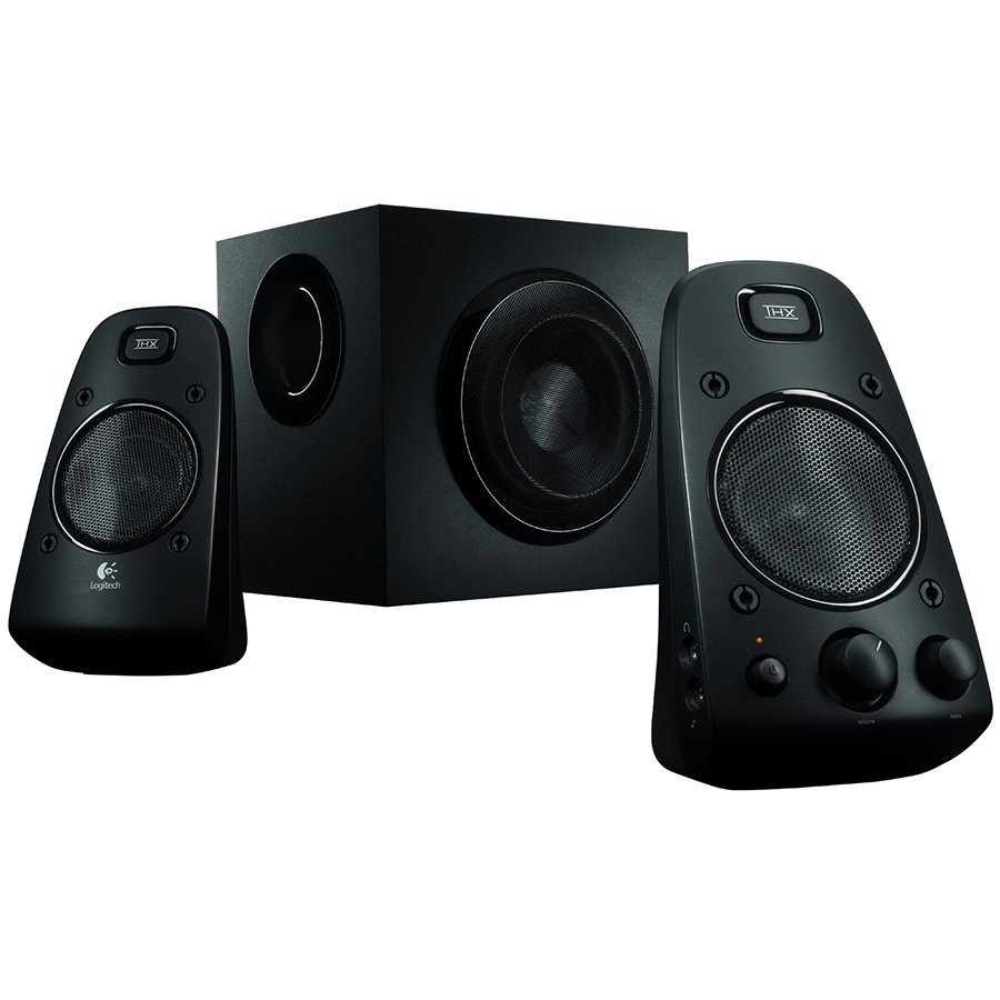 [980-000404] LOGITECH Z623 Speaker System 2.1 - BLACK - 3.5 MM - UK