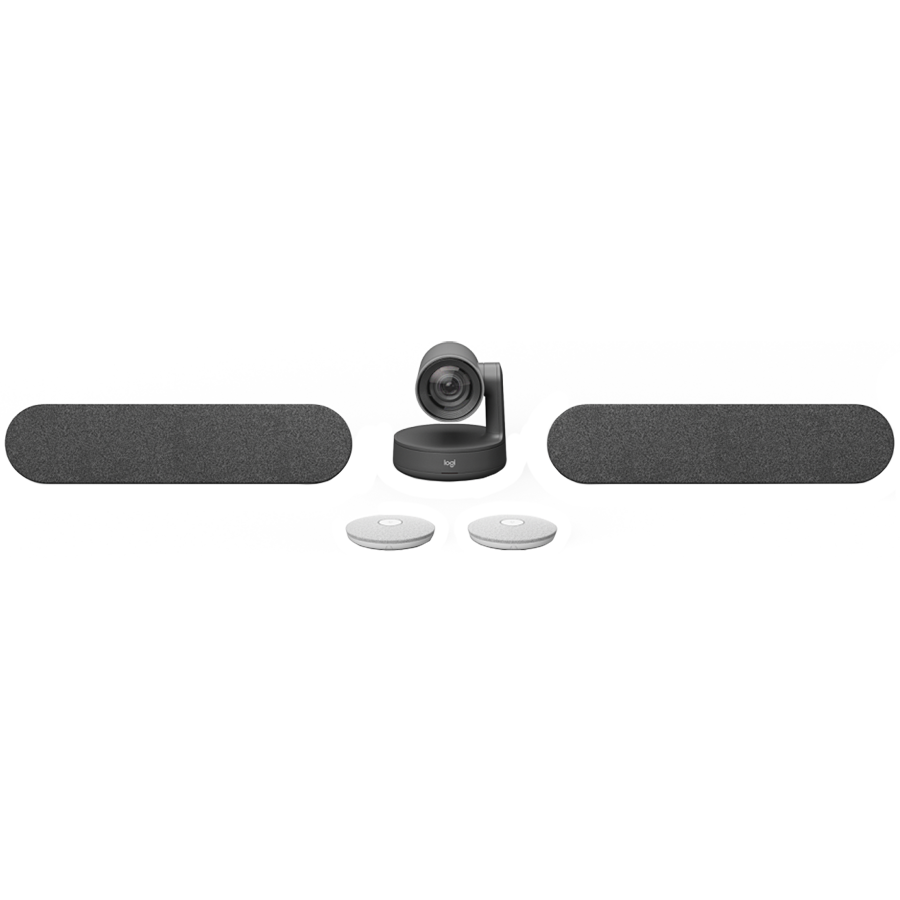 LOGITECH WEBCAM - Logitech Rally Plus Ultra-HD ConferenceCam - WHITE MICPOD - USB - PLUGC - DUAL SPEAKER EMEA
