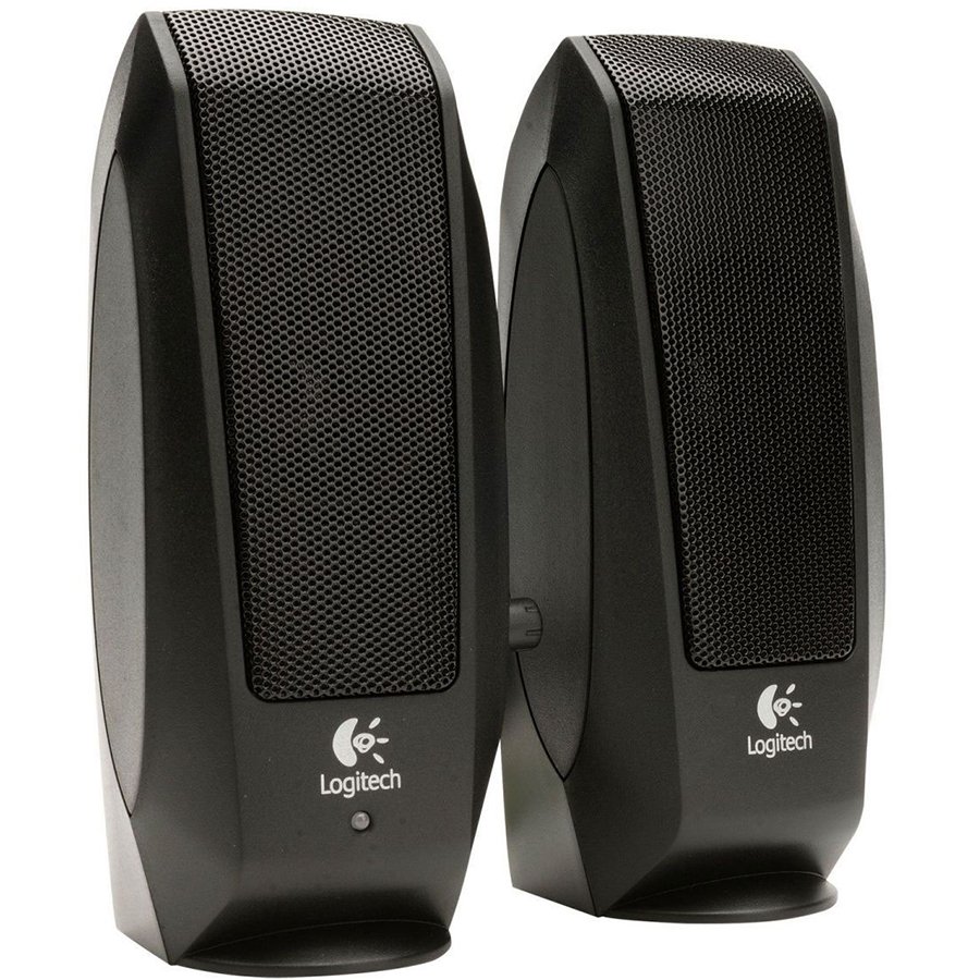 [980-000010] LOGITECH S120 Stereo Speakers - BLACK - 3.5 MM - B2B