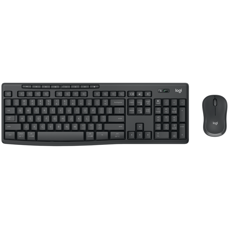 LOGITECH MK370 Combo for Business - GRAPHITE - FRA - BT - CENTRAL-419 - DONGLE