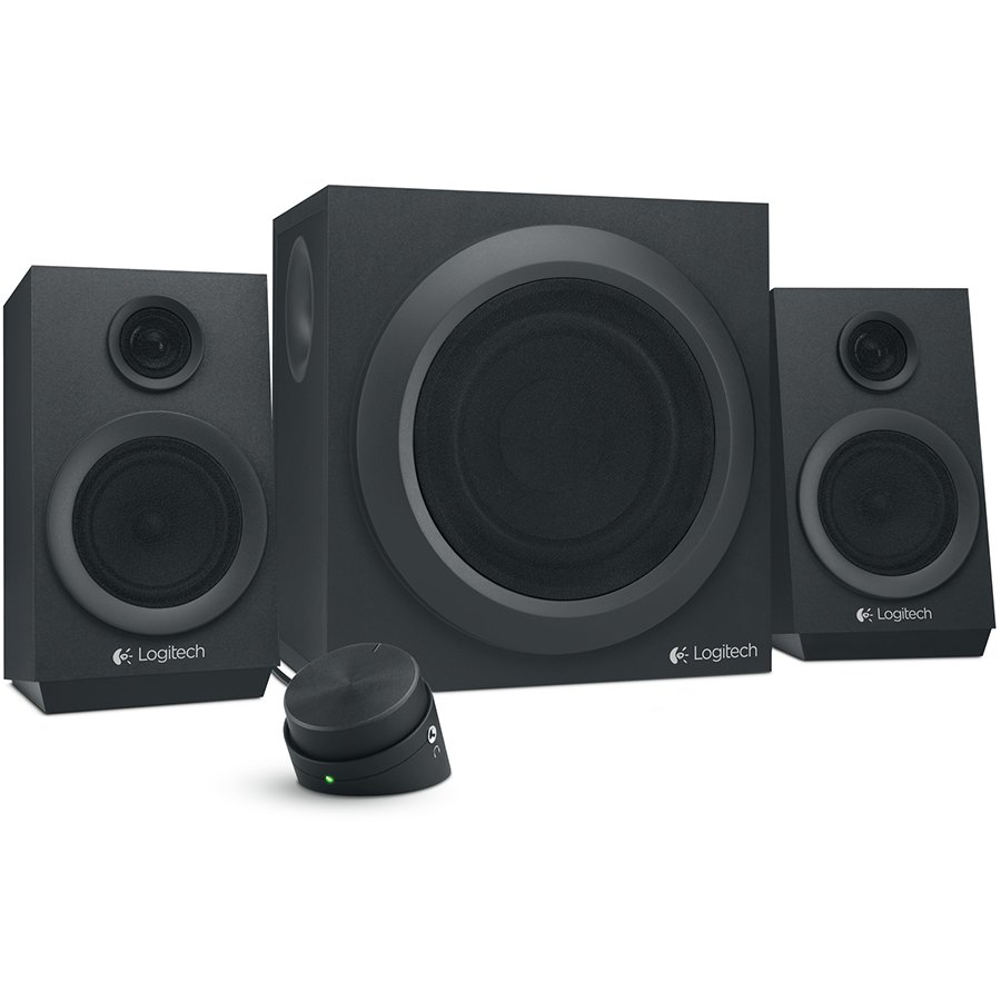 [980-001201] LOGITECH Z333 Speaker System 2.1 - BLACK - 3.5 MM - UK