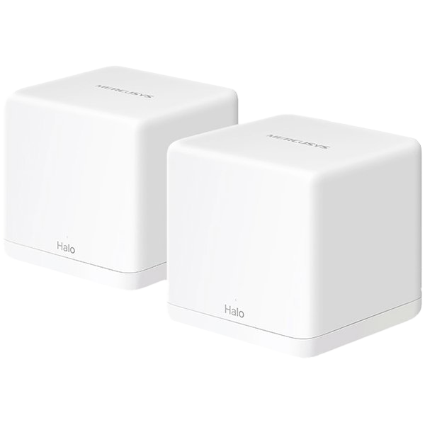 AC1300 Whole Home Mesh Wi-Fi SystemSPEED: 400 Mbps at 2.4 GHz + 867 Mbps at 5 GHzSPEC: 2× Internal Antennas, 2× Gigabit Ports per Unit (WAN/LAN auto-sensing)FEATURE: MERCUSYS APP, Router/AP Mode, One Unified Network, Seamless Roaming, Easy Expans