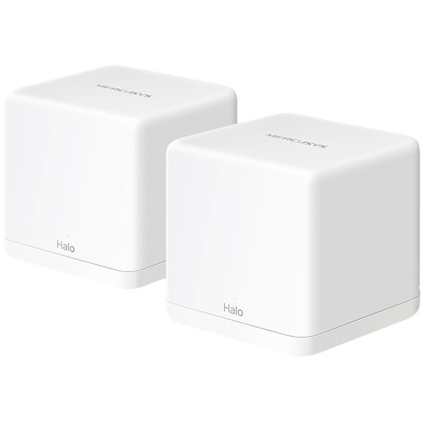 AC1300 Whole Home Mesh Wi-Fi SystemSPEED: 400 Mbps at 2.4 GHz + 867 Mbps at 5 GHzSPEC: 2× Internal Antennas, 2× Gigabit Ports per Unit (WAN/LAN auto-sensing)FEATURE: MERCUSYS APP, Router/AP Mode, One Unified Network, Seamless Roaming, Easy Expans