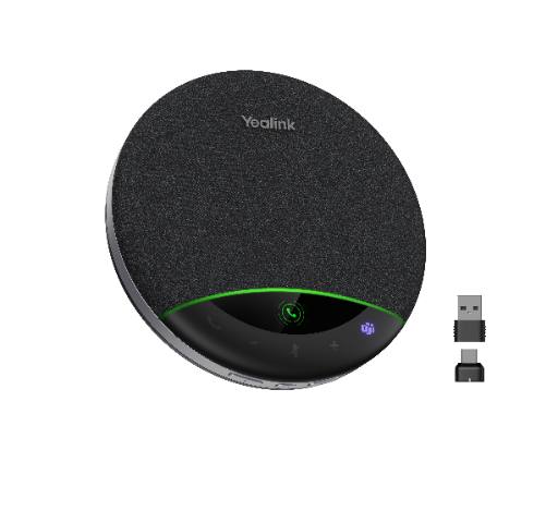 [28978] Yealink Speakerphone Bluetooth Portable, AI Microphone, 5m Voice Pickup, DaisyChain, LCD  & BT Dongle SP96 USB-C/A
