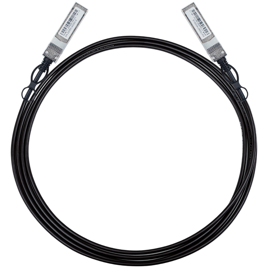 Omada 3M Direct Attach SFP+ Cable for 10 Gigabit Connections SPEC: Up to 3 m Distance