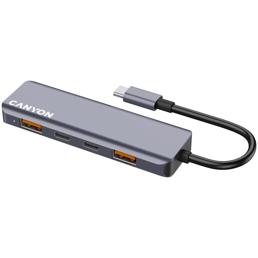 [CNS-TDS18] CANYON hub DS-18 5in1 USB-C Grey