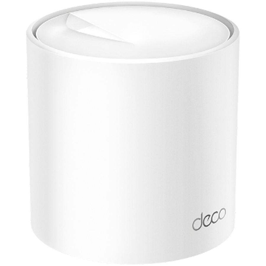 [DECO X20(1-PACK)] AX1800 Whole Home Mesh Wi-Fi 6 Unit, 1 unitSPEED: 574 Mbps at 2.4 GHz + 1201 Mbps at 5 GHzSPEC: Internal Antennas, 2× Gigabit Ports (WAN/LAN auto-sensing)FEATURE: Deco App, Router/AP Mode, IPv6, IPTV, HomeCare (Parental Controls, Antivirus, QoS,