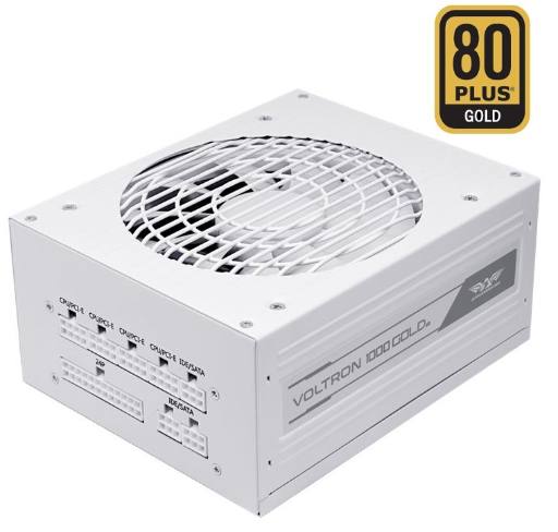 [28939] Armaggeddon Gaming PSU 1000W Modular & Certified 80+ VOLTRON GOLD 1000 White