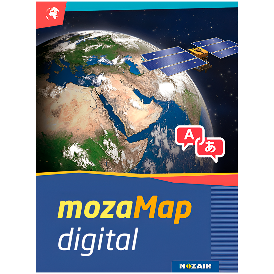 [MS-4099D] Multilingual Geographical Digital Atlas - Secondary School. 1year, 1device. 288 maps.