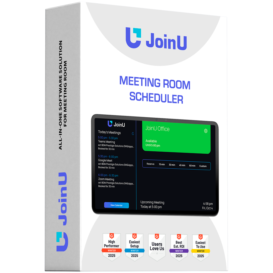 [PSJSCH-Y01] JoinU Room Scheduler license, 1 year