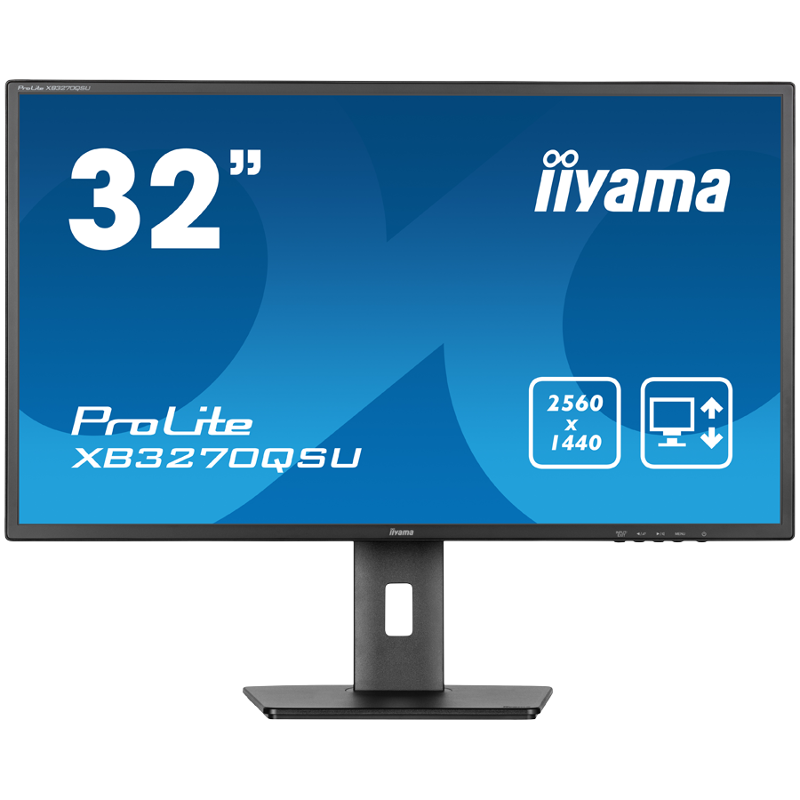 IIYAMA Prolite XB3270QSU-B1 Business Monitor - 80 cm (31.5'') - IPS, 2560x1440, 100Hz