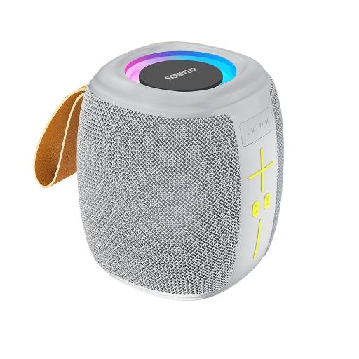 [28923] SonicGear Portable Speaker TWS BT/USB/FM/RGB SONICGO! 5 Storm White