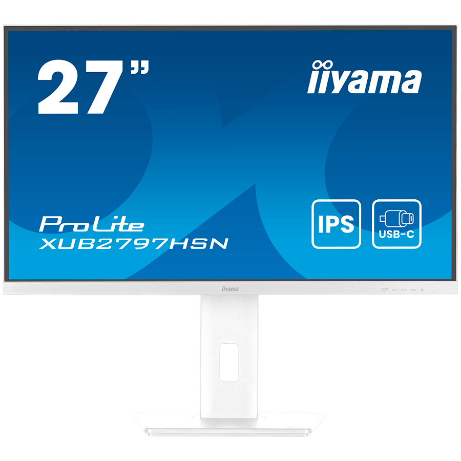 [XUB2797HSN-W2] IIYAMA XUB2797HSN-W2 LED monitor 27 inch 1920 x 1080 FHD   100HZ IPS 300 cd 1000 1ms HDMI DP USB-C SPEAKERS White