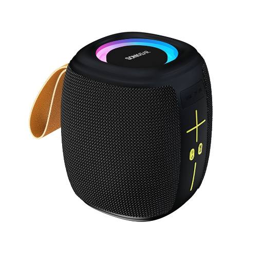 [28922] SonicGear Portable Speaker TWS BT/USB/FM/RGB SONICGO! 5 Carbon Black