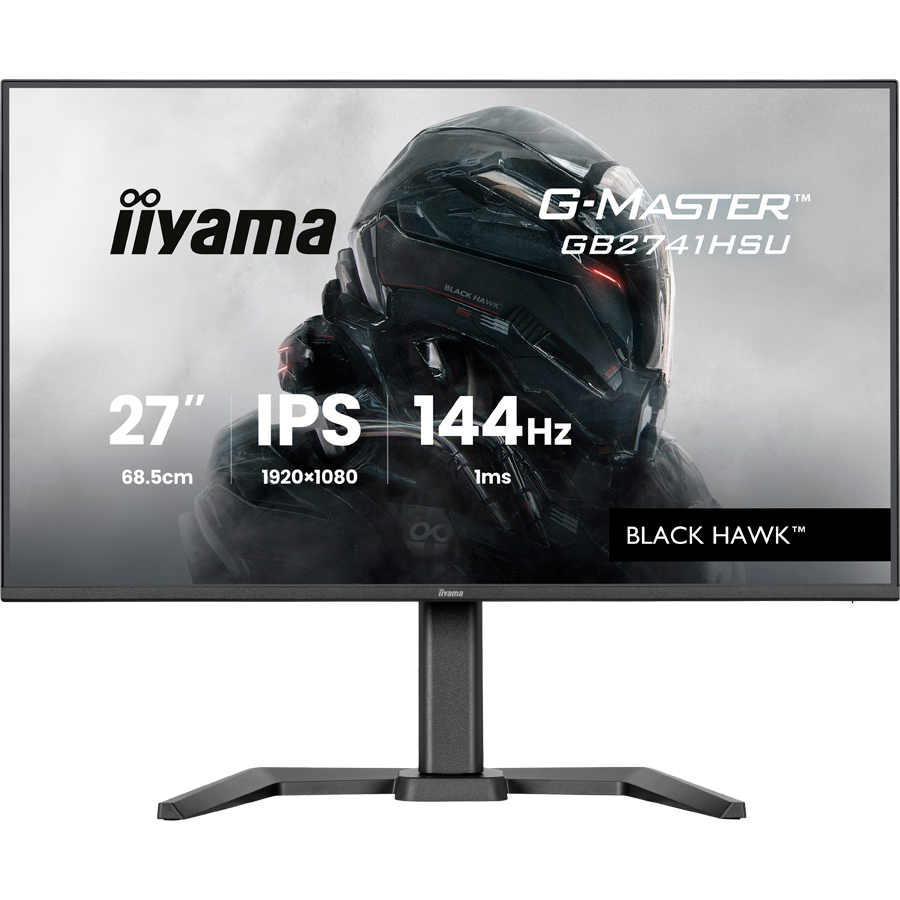 [GB2741HSU-B1] IIYAMA Monitor 27 inch IPS Gaming G-Master Black Hawk FreeSync 1920x1080 144Hz 300cd/m2 HDMI DisplayPort 1ms MPRT Adaptive Sync Speakers
