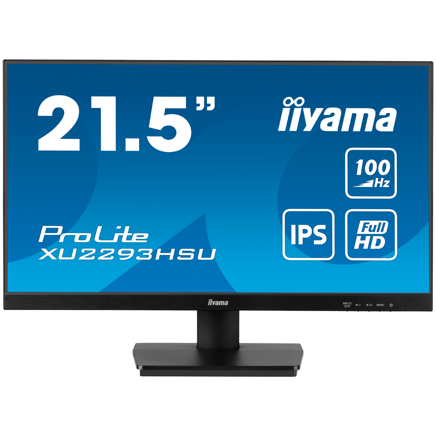 [XU2293HSU-B7] IIYAMA Prolite XU2293HSU-B7 Business Monitor - 54.5 cm (21.5"), FULL HD (1920x1080), IPS LED, 100Hz, 300 cd/m², matte / black
