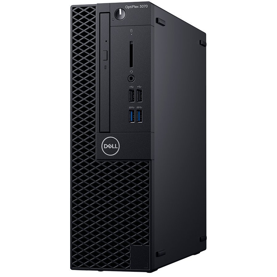 Dell OptiPlex 3070 SFF BTX, i5-9500 (6 Cores/9MB/6T/3.0GHz to 4.4GHz/65W), 8GB 1X8GB 2666MHz DDR4 Memory, M.2 256GB PCIe NVMe Class 35 Solid State Drive, Win 10 Pro
